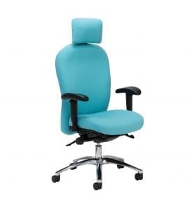 desk chair blue