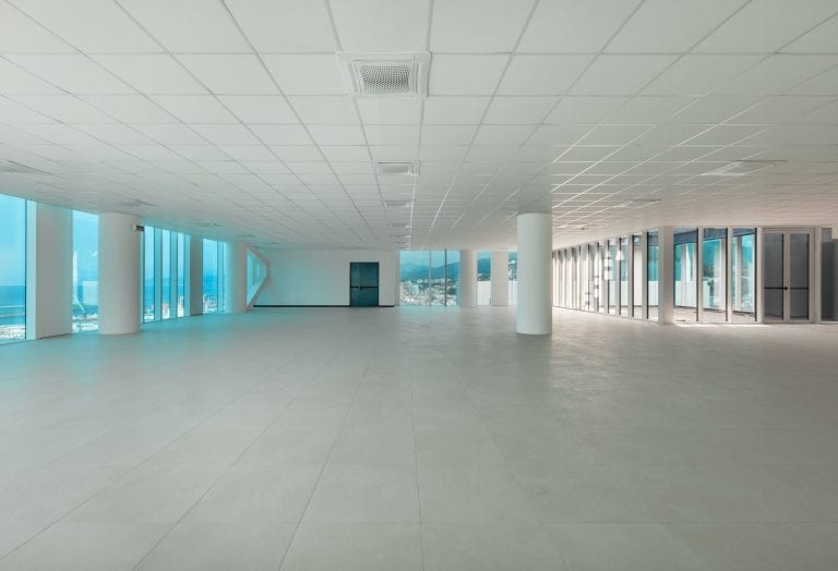 Interior, empty building