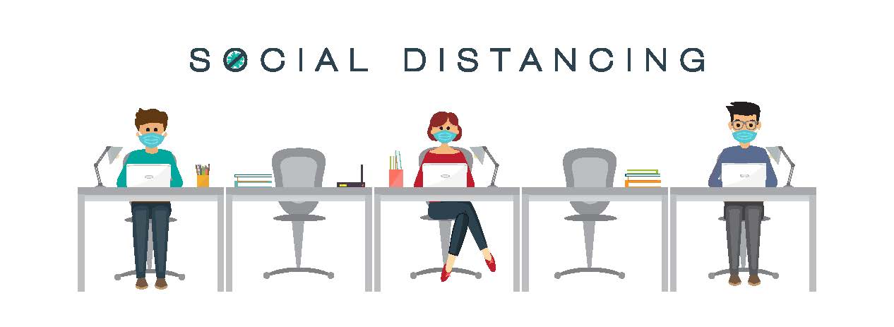 social distancing office